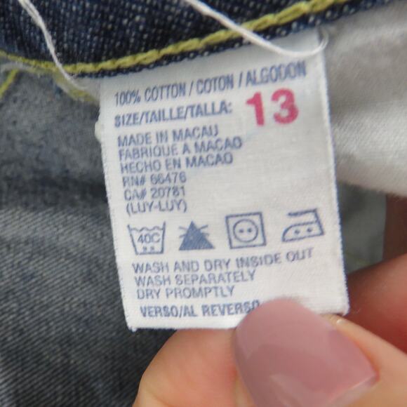 1990s Vintage Tommy Hilfiger High Rise Mom Jeans with Leopard Fur Cuffs 32" - Picture 5 of 8